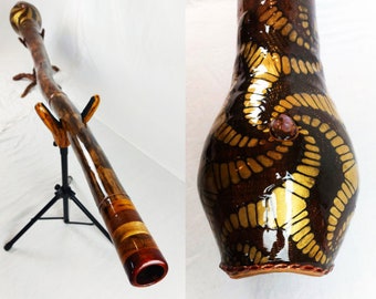 440-D Queen Master Agave Didgeridoo; Hardwoods, Crystal, Giant Bell, Lifetime Durability