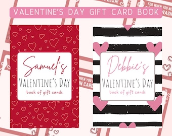 Libro de tarjetas de regalo de San Valentín personalizado, álbum de fotos