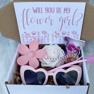 Flower Girl Proposal Gift Box, Flower Girl Thank You Gift, Junior Bridesmaid Proposal Gift Box