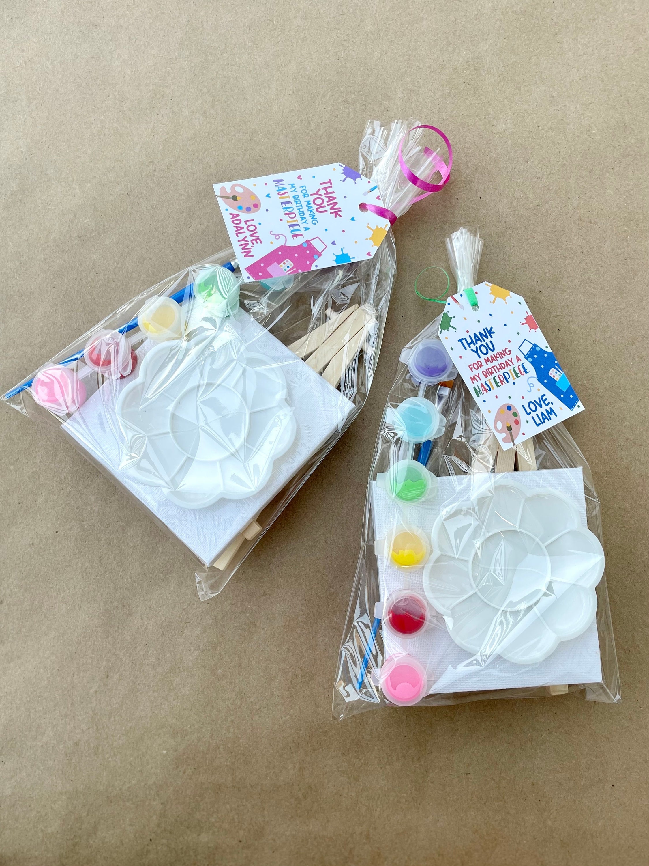  Art Party Bags Paint Art Party Treat Bags Sip and Paint Party  Goodies Bags for Paint Splatter Party Art Party Decorations (16 Pieces,Art  Style) : Toys & Games