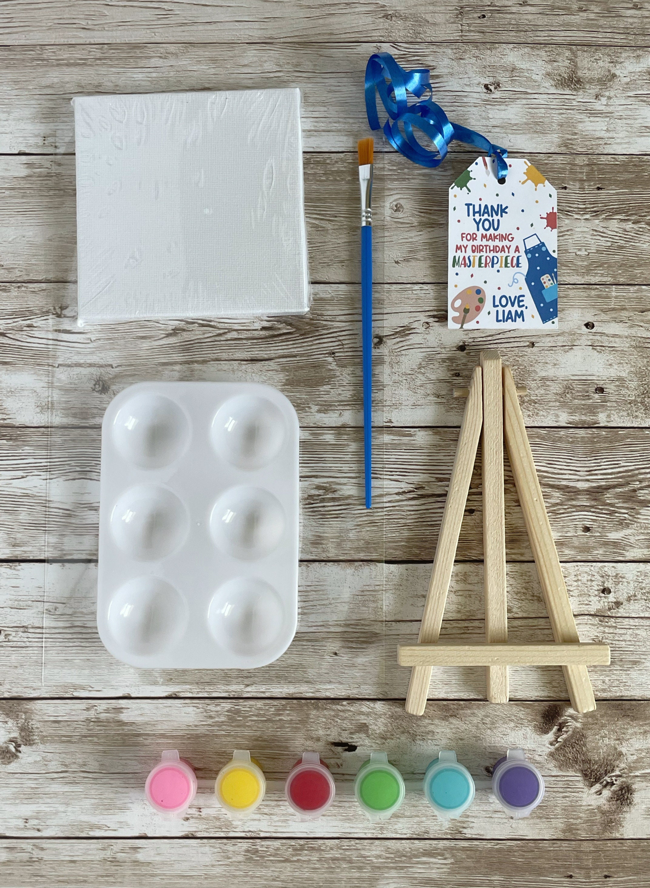 DIY Mini Painting Easel Kits/mini Easel Party Favors/paint Your Own Picture  Mini Easel Craft/birthday Painting Party Favor/birthday Favor 