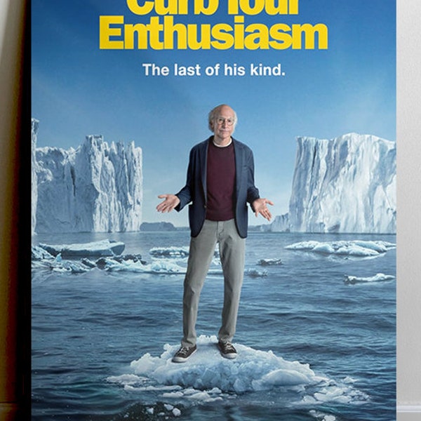 Curb Your Enthusiasm Larry David Premium Gloss Poster | TV Show Fan Art Design | Comedy Series Wall Art | Curb Your Enthusiasm Decor | Larry
