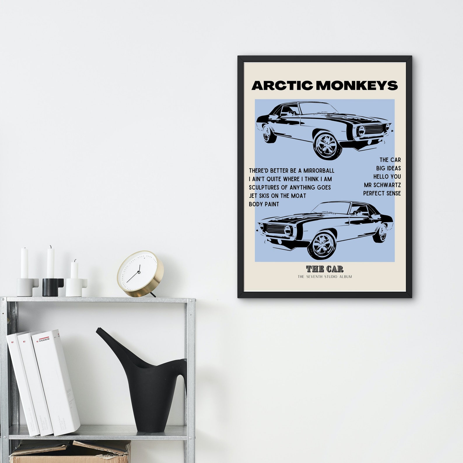 Vintage Arctic Monkeys the Car Album Poster Arctic Monkeys Etsy