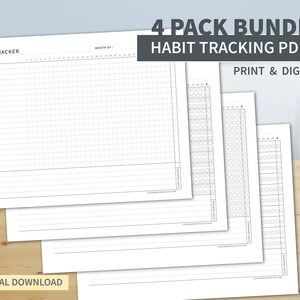 Resolution/Habit tracker - Accountability checklist page for keeping a New Years Resolution. Print out or use in Acrobat Reader digitally.