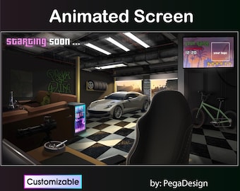 Gangster Style | Twitch animated stream screen | starting screen | Twitch animation cozy overlay | Streaming Twitch | customizable Style