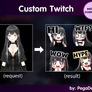 ADD-ON Customization Fee | Twitch Stream Screen | Emotes| Game room | image 5