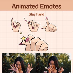 4x Animated Clock it Tap Fingers Meme Emote: Twitch, Discord, YouTube | Slay hand Emote