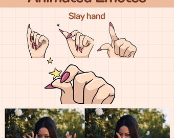 4x Animated Clock it Tap Fingers Meme Emote: Twitch, Discord, YouTube | Slay hand Emote
