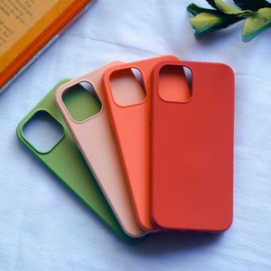 Soft Silicone iPhone 12, 12 Pro, 12 Pro Max Cases I Anti-Shock, Anti-Fingerprint, Microfiber Lining [Multiple Colors]