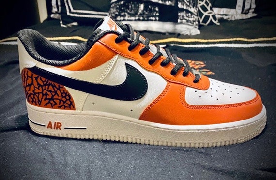 Pre-owned Nike Air Force 1 Low 3m Total Orange In Total Orange