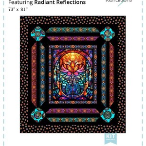 SALE - Sliders Quilt Kit from QT Fabrics featuring Radiant Reflections collection - with Free Shipping