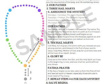 Feeling Lost Praying The Rosary? This Printable Is Your Answer! - 53lt876