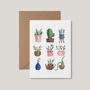 Greeting card - Plants