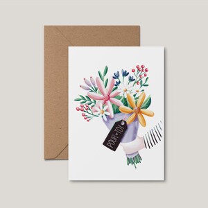 Greeting card - Bouquet For you