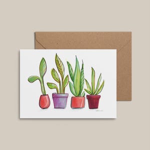Greeting card - Plants 2