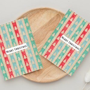 Christmas Cards, Greetings Cards, Holiday Cards, Colorful Christmas Cards, Christmas Cards Set, Christmas Stationery, Set of 10 Cards