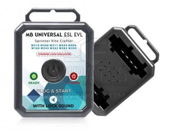 Mercedes Benz ESL ELV - VW Crafter Sprinter Universal Steering Lock Emulator With Lock Sound