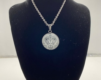Spiritual Orisha EziliFreda Veve Pendant Necklace