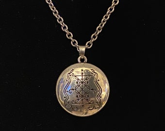 Spiritual Orisha Papa Damballah Veve Pendant Necklace