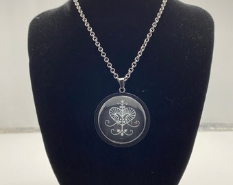 Spiritual Orisha EziliFreda Veve Pendant Necklace