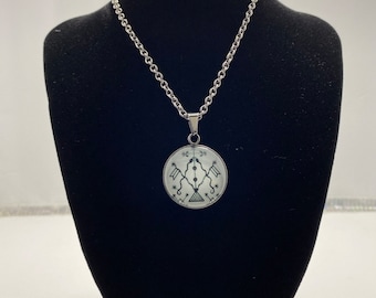 Spiritual Orisha Papa Damballah Veve Pendant Necklace