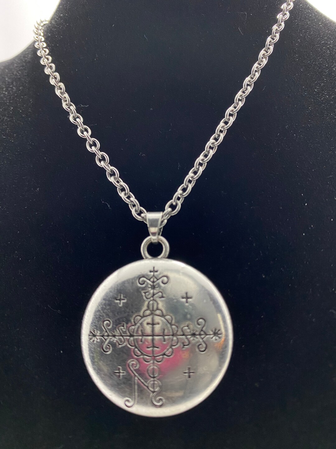 Spiritual Orisha Papa Simbi Veve Pendant Necklace - Etsy