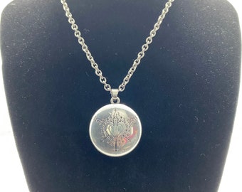 Spiritual Orisha EziliDantor Veve Pendant Necklace