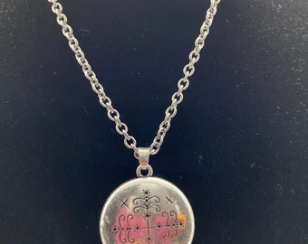 Spiritual Orisha Papa Legba Veve Pendant Necklace