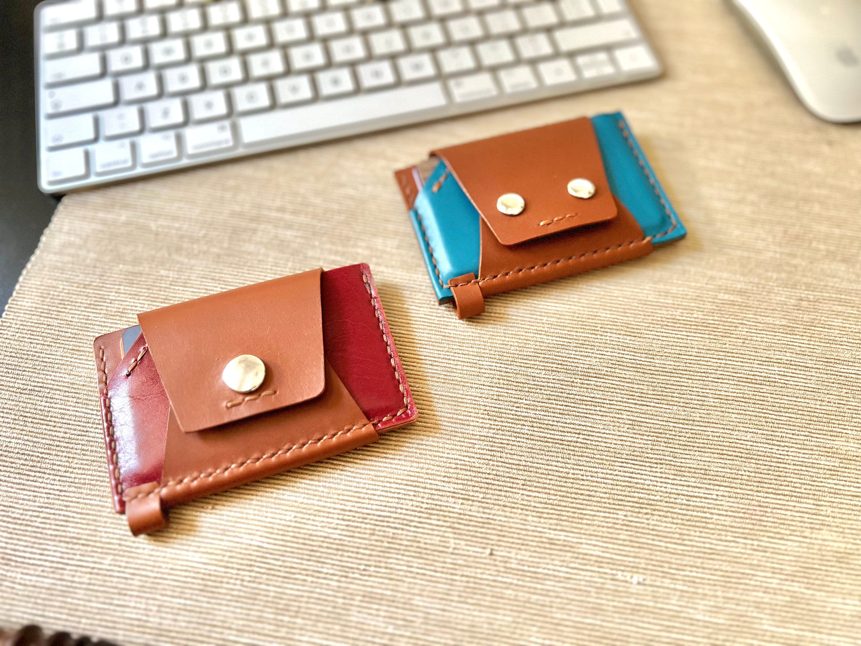 Leather Wallet Pattern Card Holder DIY Belt Card Holder Pattern PDF for