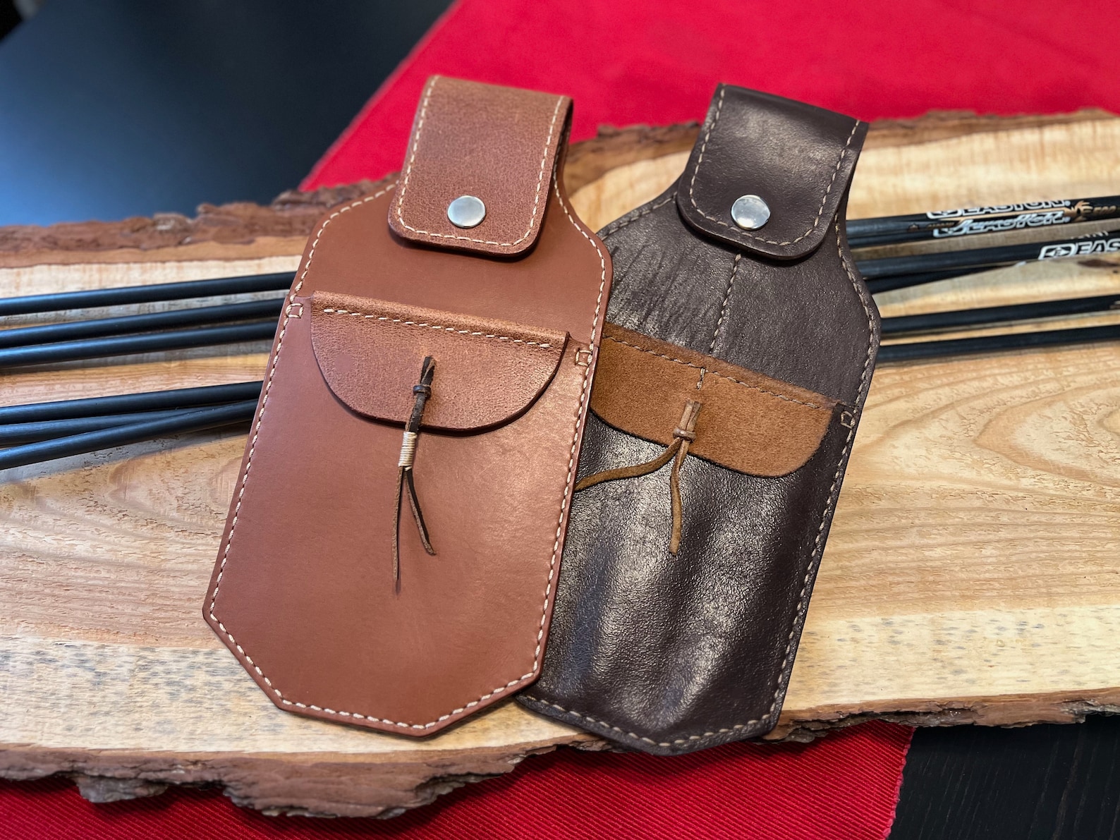 Leather Archery Back Pocket Quiver With Belt Clip PDF Digital Pattern ...