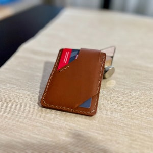 Super Slim Leather Cards Holder Sleek DIY Wallet Simple Design PDF Pattern for Minimalist Cards Organization pdf Leather Template