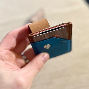 Super Slim Leather Cards Holder Sleek DIY Wallet Simple Design PDF Pattern for Minimalist Cards Organization pdf Leather Template