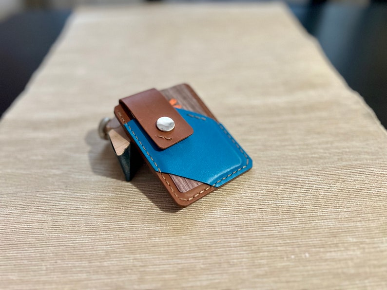 Super Slim Leather Cards Holder Sleek DIY Wallet Simple Design PDF Pattern for Minimalist Cards Organization pdf Leather Template