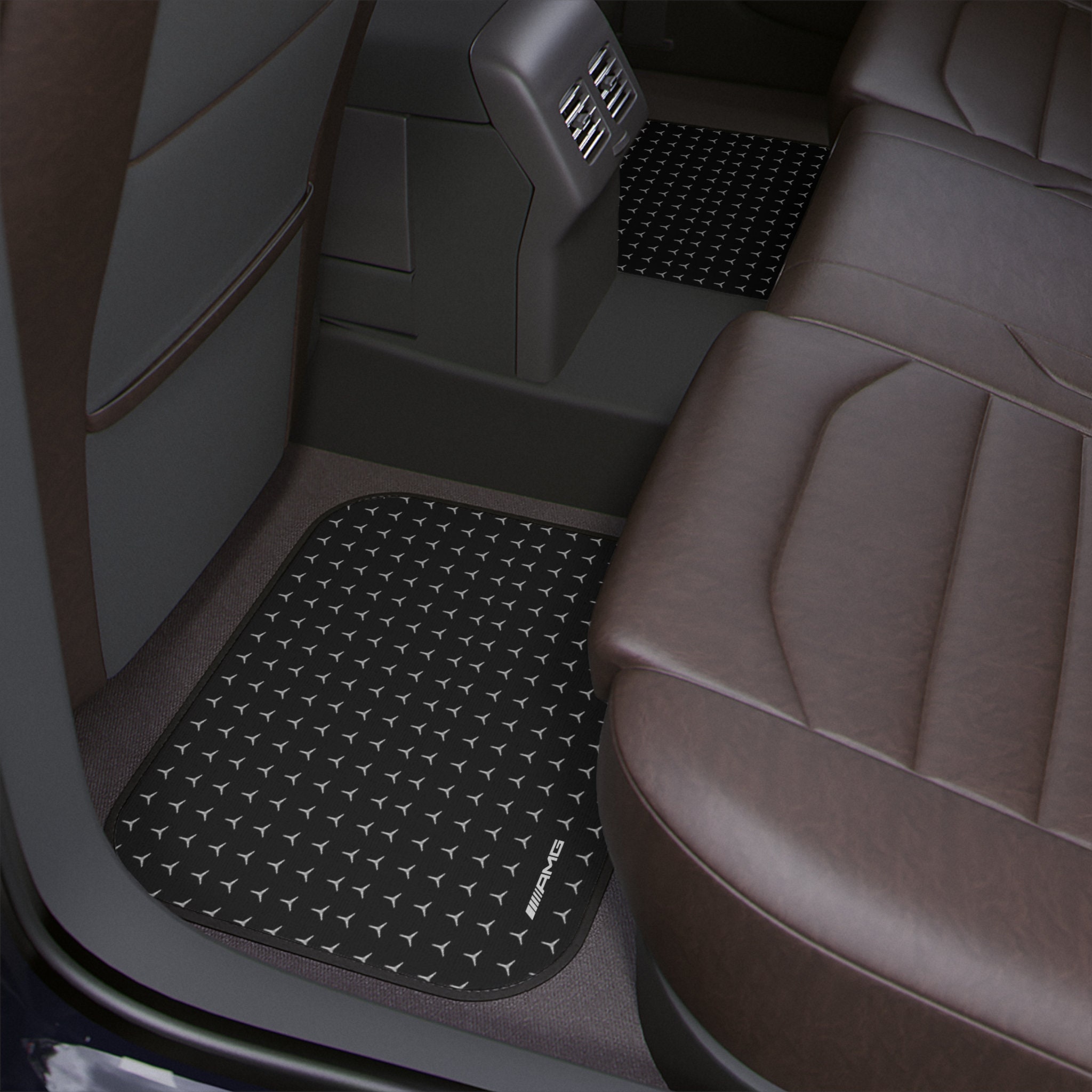 Mercedes Car Floor Mats Stars AMG Logo Premium Design Car Etsy