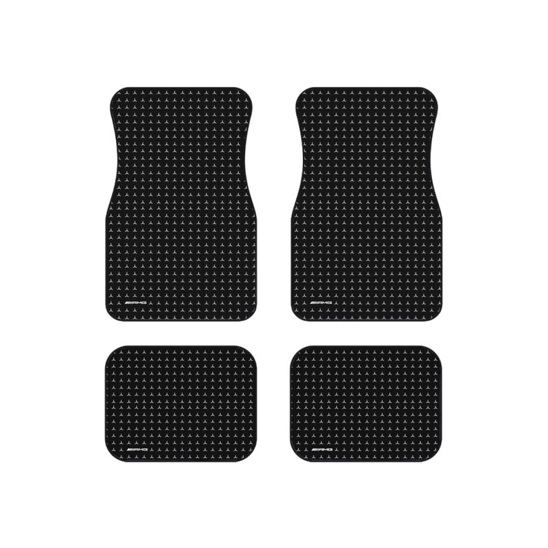 Mercedes Car Floor Mats Stars AMG Logo Premium Design Car Etsy