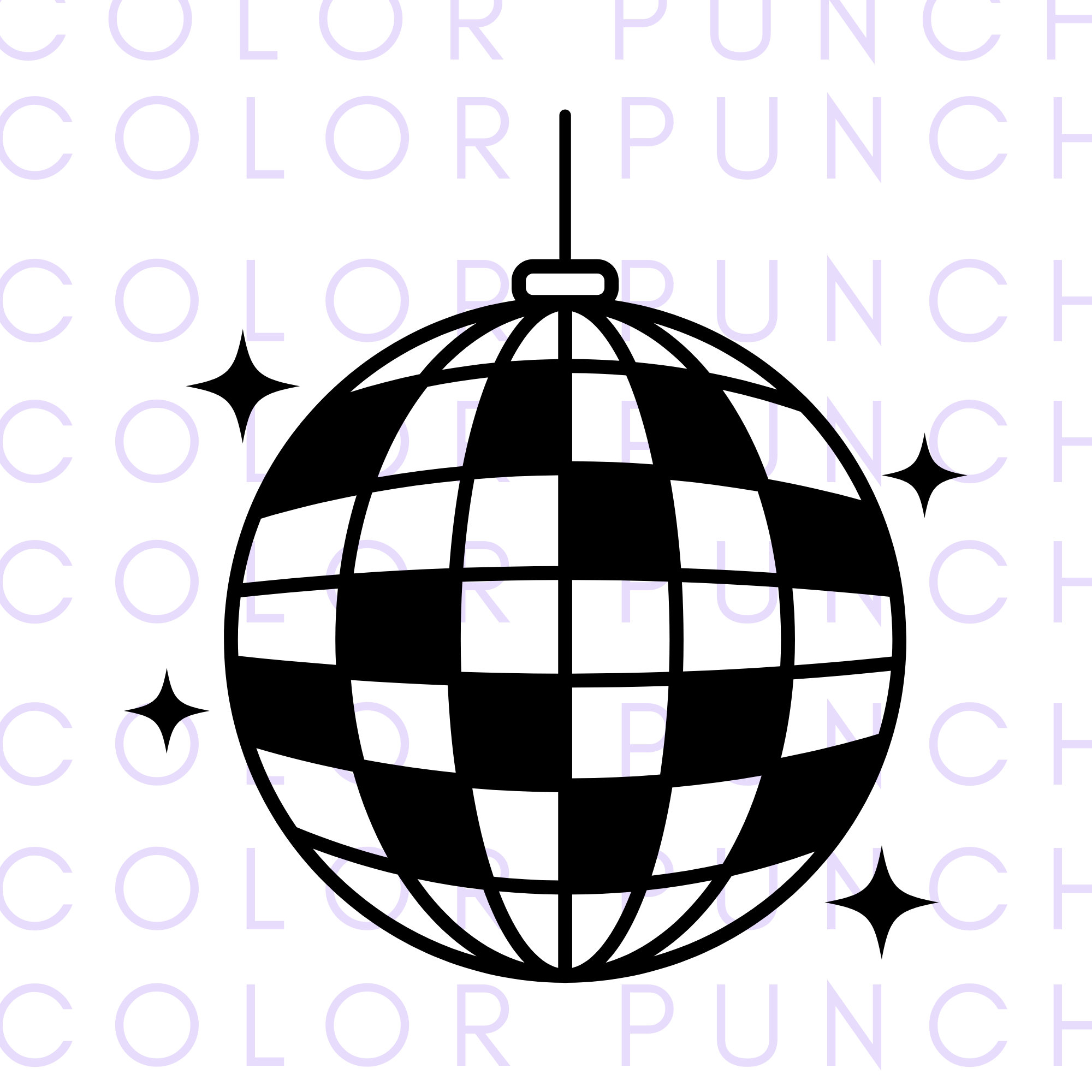 Disco Ball SVG Mirrorball PNG File Etsy