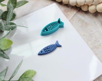 Fish Polymer Clay Cutter, ocean cutter, summer cutter, animal cutter, fish earrings, fish lover, fisherman, fish clay cutter, fish cutter