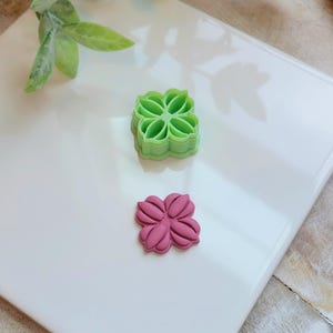 Boho Square Polymer Clay Cutter: Handmade Earring Design