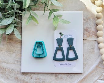 Geometric Polymer Clay Cutters: Boho Earrings