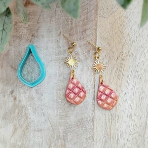 Teardrop Polymer Clay Cutters, teardrop clay cutter, teardrop earrings, dangle cutter, dangle earrings