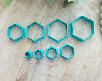 Hexagon Polymer Clay Cutters: Sharp Edge, Sturdy Design
