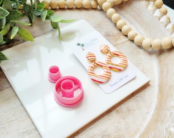 Circle Donut Cutters:  Polymer Clay Cutter set