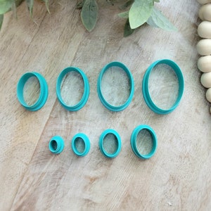 Long Oval Polymer Clay Cutters: Clean Cut DIY Earring Molds