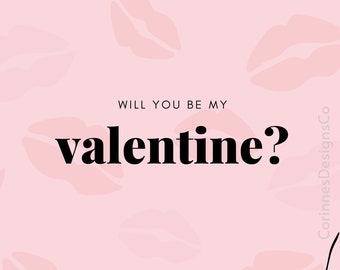 Will You Be My Valentine? Wall Art Poster