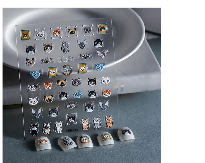 Nail Decals Stickers, Nail Decal Templates, Nail Decals, Gift for Her