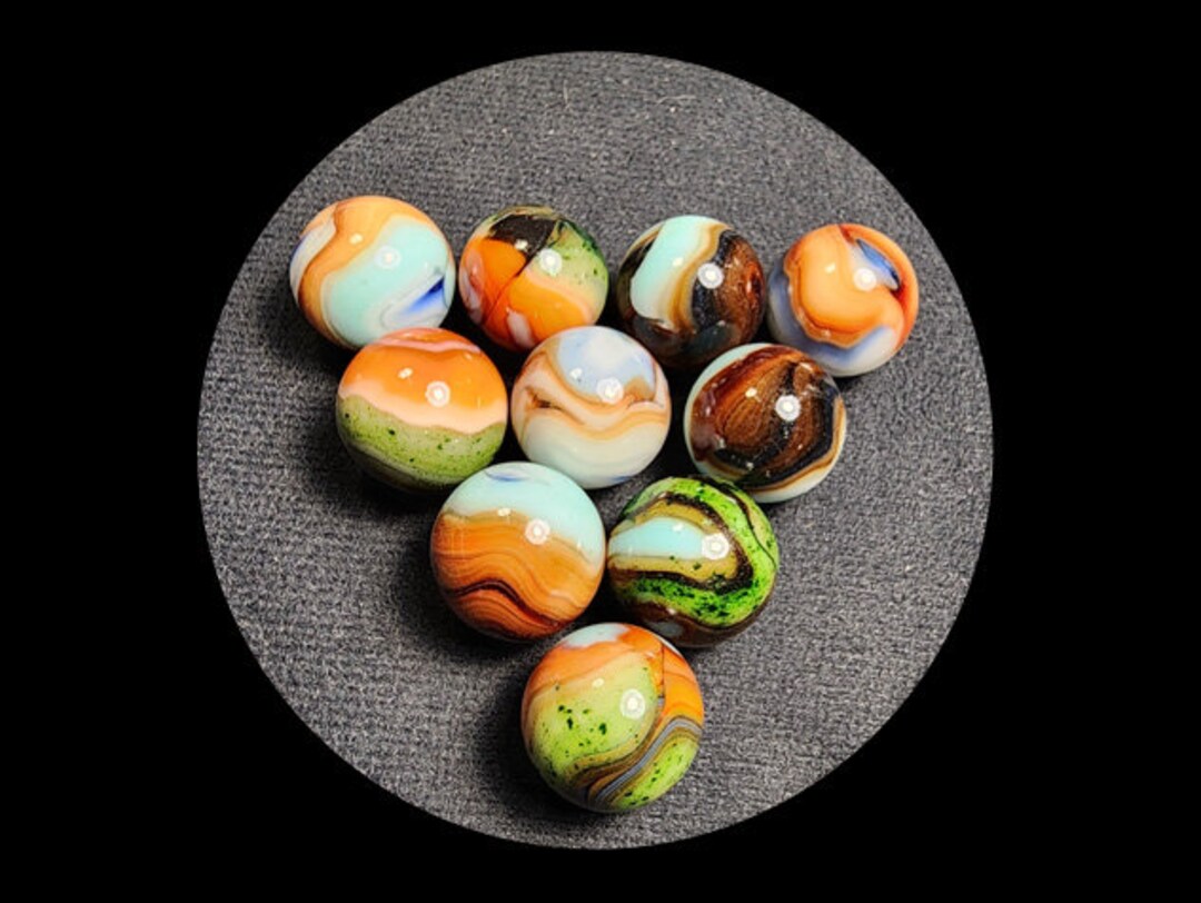 Jabo Jinks Marbles 10 Count Etsy