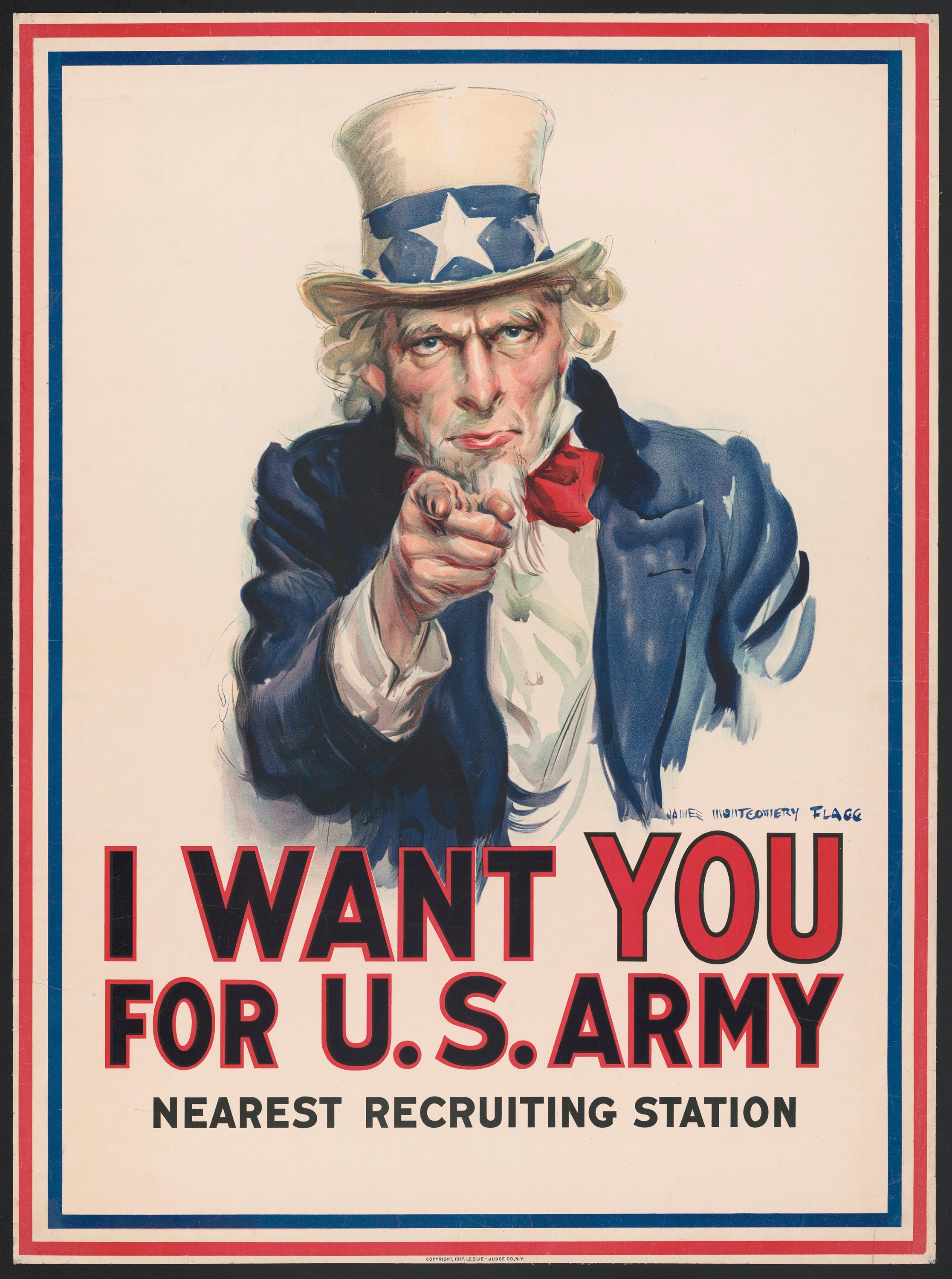Digital Uncle Sam US Army recruiting poster