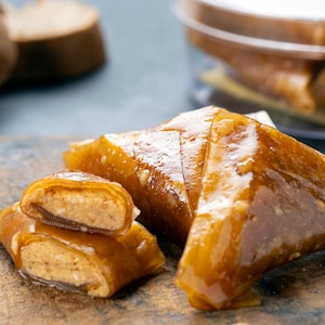 Muska Dessert&#39;s Edenica Mulberry Fruit Leather with Hazelnut Paste - A Gourmet Delight Vegan Dessert 350 gr- 12.30 oz