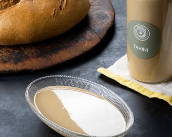 Authentic Anatolian Edenica Tahini Sauce: Made with 100% Pure Sesame Seeds 500gr- 17.60oz