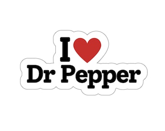 I Heart Dr Pepper Sticker